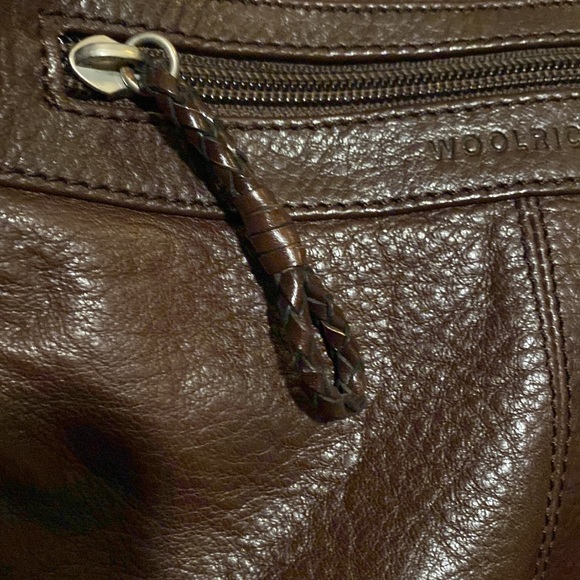Genuine leather woolrich crossbody/shoulder bag - Picture 3 of 8